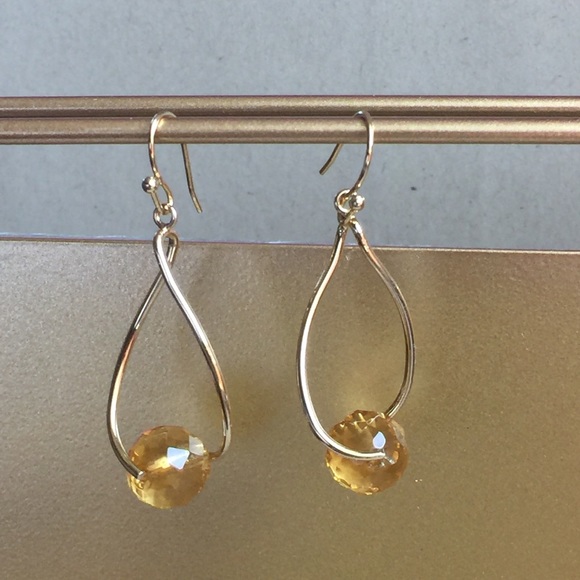 Citrine handmade Earrings - Picture 1 of 2